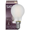 LED-Filament-Lampe, Tropfen-Form, matt, E14, 2700K