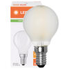 LED-Lampe, CLASSIC P, Tropfen-Form, matt, E14, 2700K