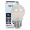 LED-Filament-Lampe, Tropfen-Form, E27/4,5W (40W), 470 lm, 2700 bis 2200K