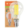 LED-Filament-Lampe, CLASSIC P, Tropfen-Form, klar, E14, 2700K