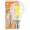 LED-Filament-Lampe, CLASSIC P, Tropfen-Form, klar, E14, 2700K