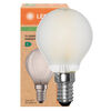 LED-Filament-Lampe, CLASSIC P, Tropfen-Form, matt, E14, 2700K