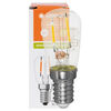 LED-Filament-Lampe, T26, Birnen-Form, klar, E14