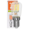 LED-Filament-Lampe, T26, Birnen-Form, klar, E14
