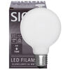 LED-Filament-Lampe, Globe-Form, opal,  E27, 2700K