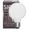 LED-Filament-Lampe, Globe-Form, opal,  E27, 2700K