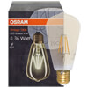 LED-Filament-Lampe,  VINTAGE 1906, Edison-Form, gold, E27, 2500K, L 145,  64
