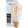 SLIM-Spiral-Filament-Lampe, Edison-Form, goldfarben, E27, 2500K