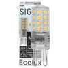 LED-Stiftsockellampe, ECOLUX, klar, G9, 2700K