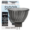 LED-Reflektorlampe, MR16, DILED, GU5,3/12V/6W (60W), 360 lm