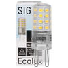 LED-Stiftsockellampe, ECOLUX, klar, G9, 2700K