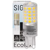 LED-Stiftsockellampe, ECOLUX, klar, G9, 2700K