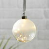 Glaskugel, GLOW, 15 warmwei�e LEDs, � 100