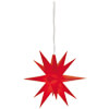Weihnachtsstern, 1 warmweie LED, mit Batteriebox,  80