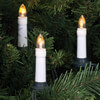 Weihnachtsbaumkette, klar/wei�, LED/E10/10-55V/0,2W
