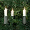 Weihnachtsbaumkette,  klar/elfenbein, LED/E14/3V/0,1W, mit teilbarem Stecker
