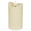 Echtwachskerze, 1 warmwei�e LED, elfenbein