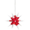 Weihnachtsstern,  1 warmweie LED, mit Auenbatteriebox,  120