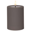 Echtwachskerze, FLAMME SOFT, 1 warmwei�e LED, � 75