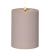 Echtwachskerze, FLAMME SOFT, 1 warmwei�e LED, � 75