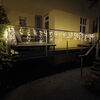 Eiszapfen-Clusterkette, warmwei�e LEDs