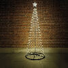 Weihnachtsbaum, warmwei�e LEDs