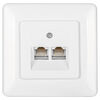 UP-UAE-Anschlussdose (Western), fr ISDN, reinwei