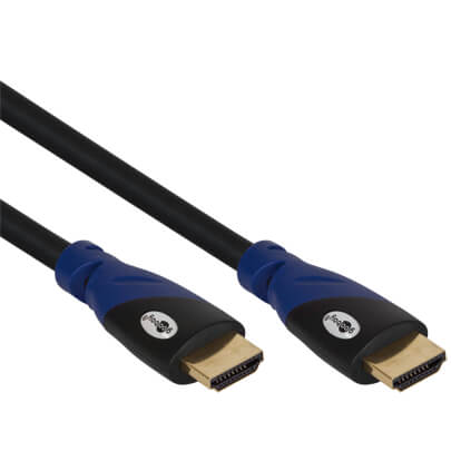 HDMI-Anschlusskabel, Stecker/Stecker, Schirmung 3-fach, 2160p