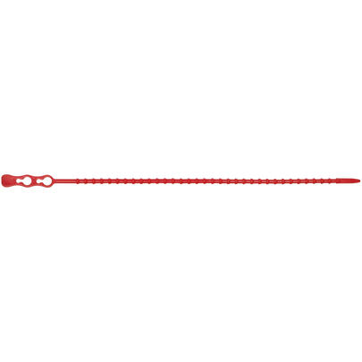 Kabelbinder, lösbar, rot,  Nylon, selbstverlöschend,  Norm UL94 V2