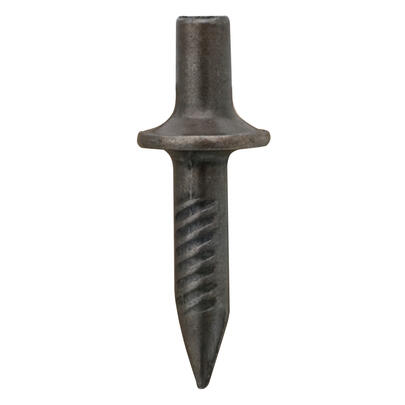 Schlagdbel, FIXPIN, blau gehrtet, quer geriffelt, mit groem Kragen