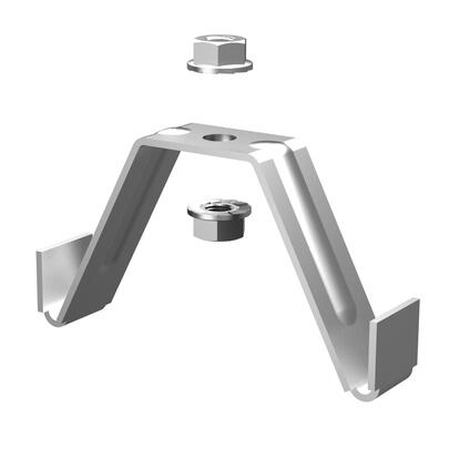 Trapez-Rinnenhalter, fr Gitterrinnen B 100 und B 150 mm, DZM 3, MERKUR 2