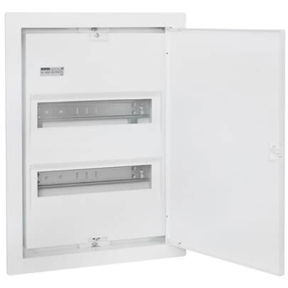 UP-Kleinverteiler, mit Stahlblechtr, wei