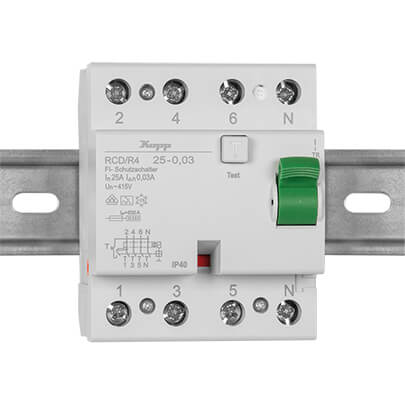 FI-Schutzschalter, 4-polig