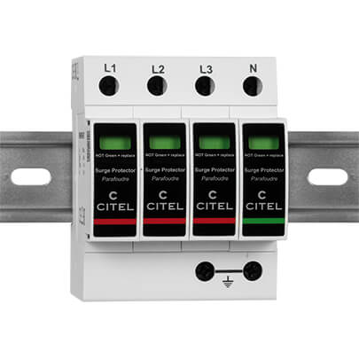 berspannungsschutz, DAC50VGS-31-275, Typ 2+3 (C+D), 3-polig+N/PE, 4 TE