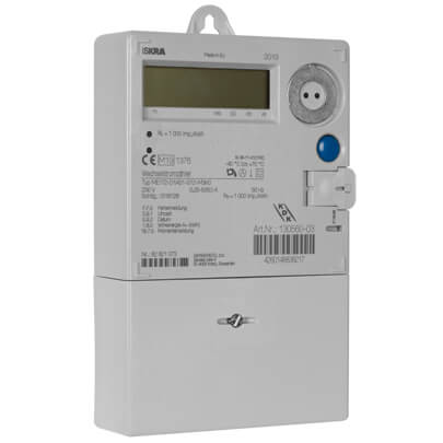 Stromzhler, fr Wechselstrom, einphasig, 230V, (5)60A,  mit LCD-Zhlwerk, MID-Konformittserklrung