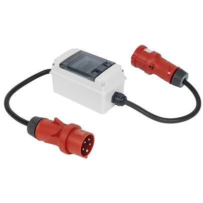 mobiler Stromzhler, 16A+32A, fr Drehstrom, 3 x 230VAC (400V), 5(100)A, mit LCD-Zhlwerk, MID-Konformittserklrung