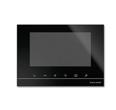 Innenstation Video, schwarz, Panel 7, Touch-Display, Busch-free@home