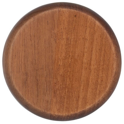 Holz-Bodenplatte, fr Schalter und Steckdosen, eiche dunkel