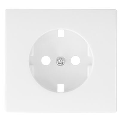 Ersatzplatte, f�r Kombi-Steckdose, APOLO 5000, signalwei�