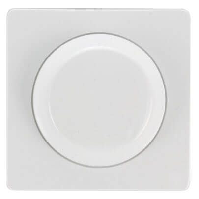 Abdeckung fr  Dreh-/Druck-Dimmer,  50 x 50 mm, reinwei