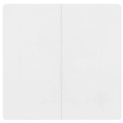 Schalterwippe, fr Serie/Doppelwechsel-Schalter, K55BB, reinwei