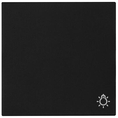 Wippe, mit Symbol, neue Generation, Standard 55, schwarz matt