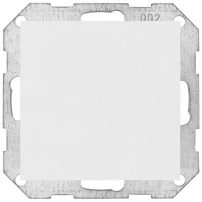 Kombi-Blindabdeckung, Standard 55, reinwei� gl�nzend