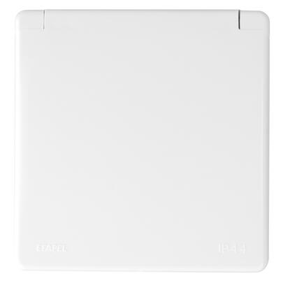 Abdeckplatte, mit Klappdeckel, APOLO 5000, signalwei�