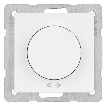UP-Kombi-Druckdimmer, KARRE Plus 55, 230V/6-100W/VA, Phasenanschnitt