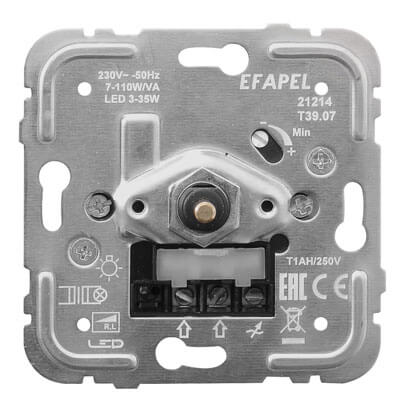 Druck-/ Wechsel- Dimmereinsatz, 7 - 110W/VA, LED 3 - 35W