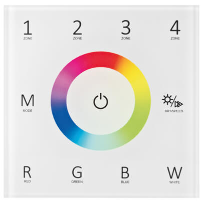 RGB/W-Color-Funk-Touchpanel, EASY CONNECT, 4-Zonen