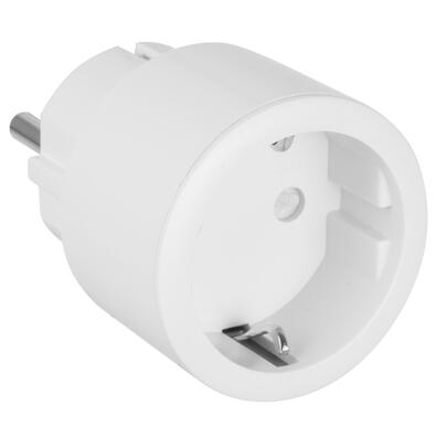 Funk-Steckdosen-Adapter, schaltbar bis 3600W ohmsche Last, 1 Kanal, reinwei