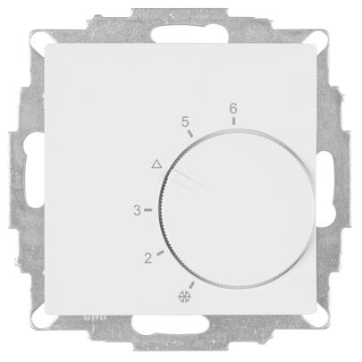 Kombi-Raumthermostat, ffner, 230V/10(4)A, 5C - 30C, Zentralplatte 55 x 55 mm
