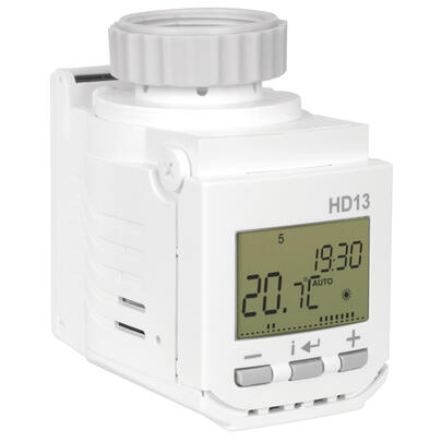 Heizkrperthermostat, HD13, digital, 2 Temperaturstufen und 8 Temperaturnderungen pro Tag